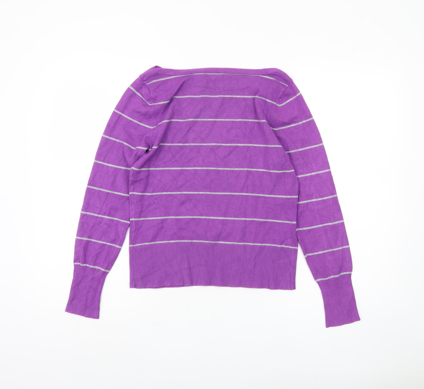 Womens UK Size M Linea Purple Pullover Jumper