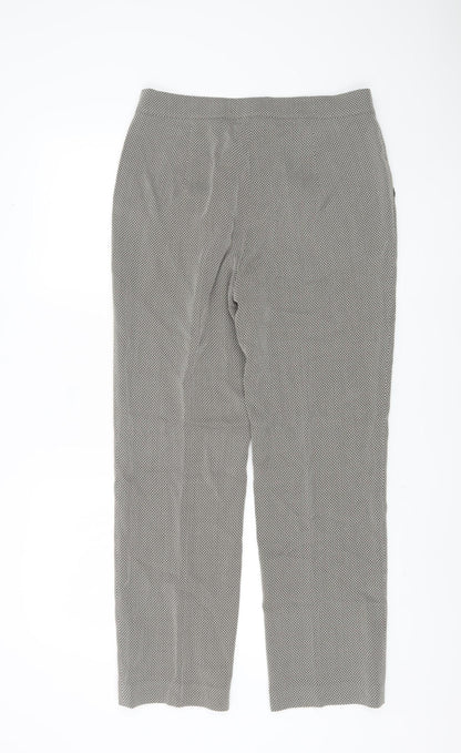 Womens UK Size 12 Basler Regular Fit Business Workwear Brown Trousers
