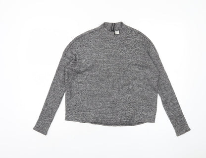 Womens UK Size XS H&M Grey Pullover Jumper