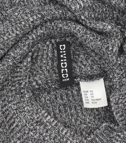Womens UK Size XS H&M Grey Pullover Jumper