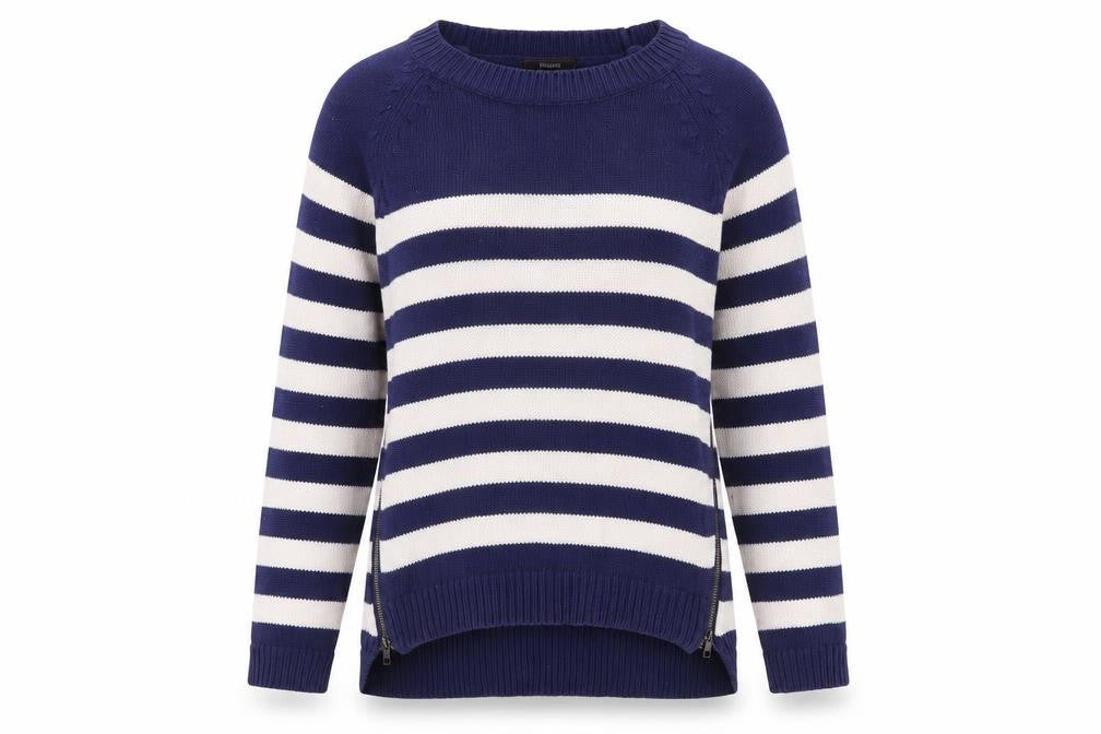 Womens UK Size S Therapy Blue Pullover Jumper