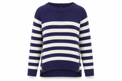 Womens UK Size S Therapy Blue Pullover Jumper