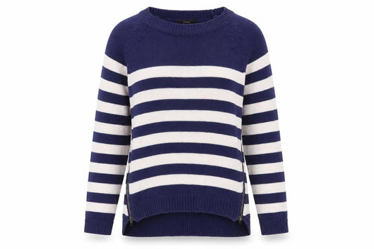 Womens UK Size S Therapy Blue Pullover Jumper