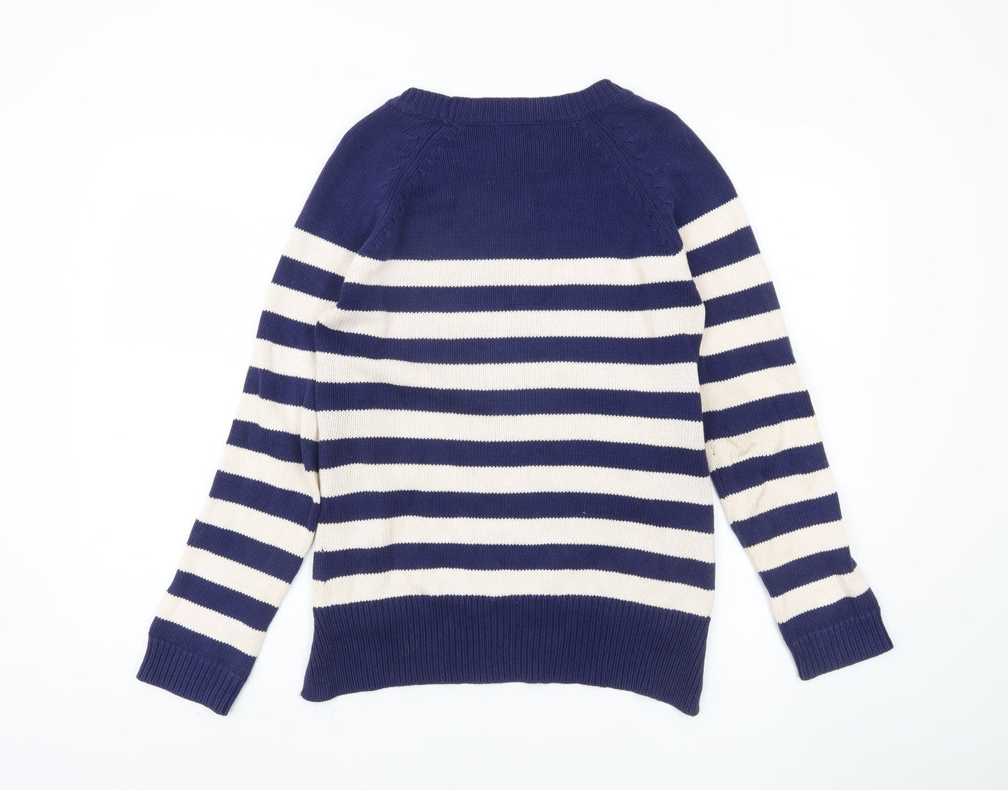 Womens UK Size S Therapy Blue Pullover Jumper