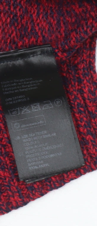Womens UK Size 12 H&M Red Pullover Jumper