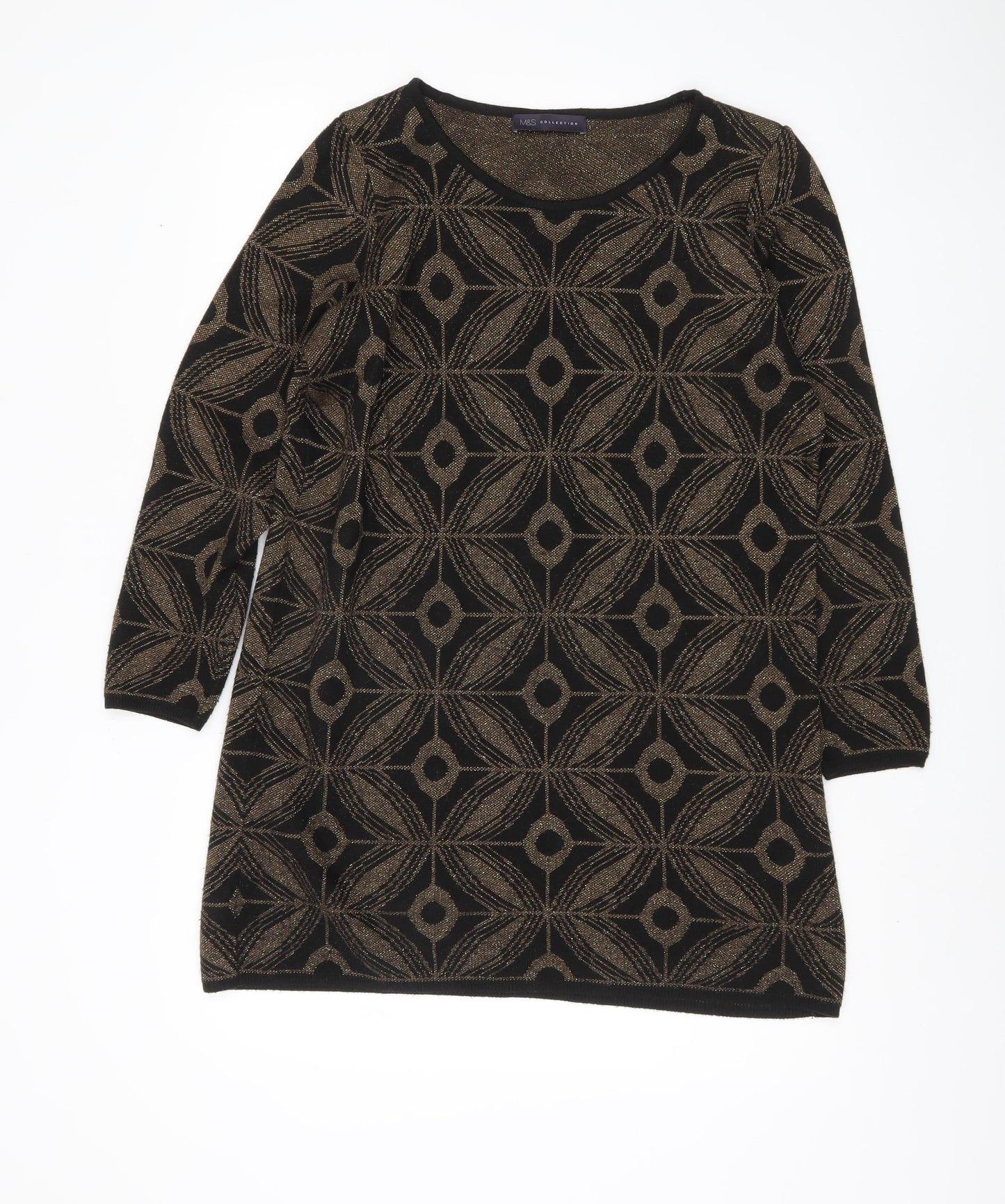 Womens UK Size 14 Marks and Spencer Black Pullover Jumper