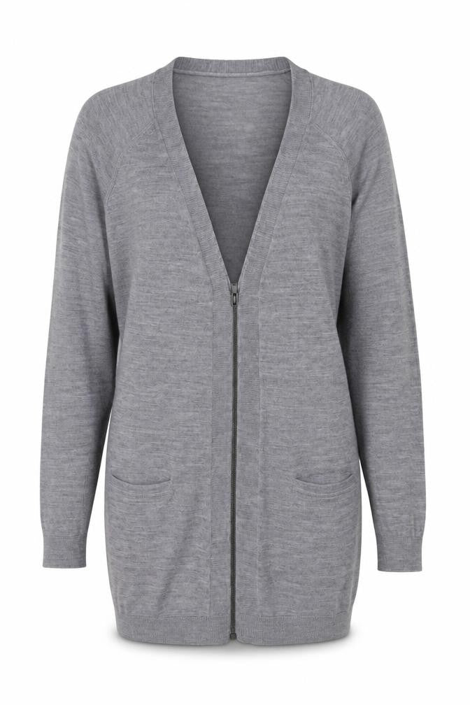 Womens UK Size 12 Marks and Spencer Grey Cardigan Jumper