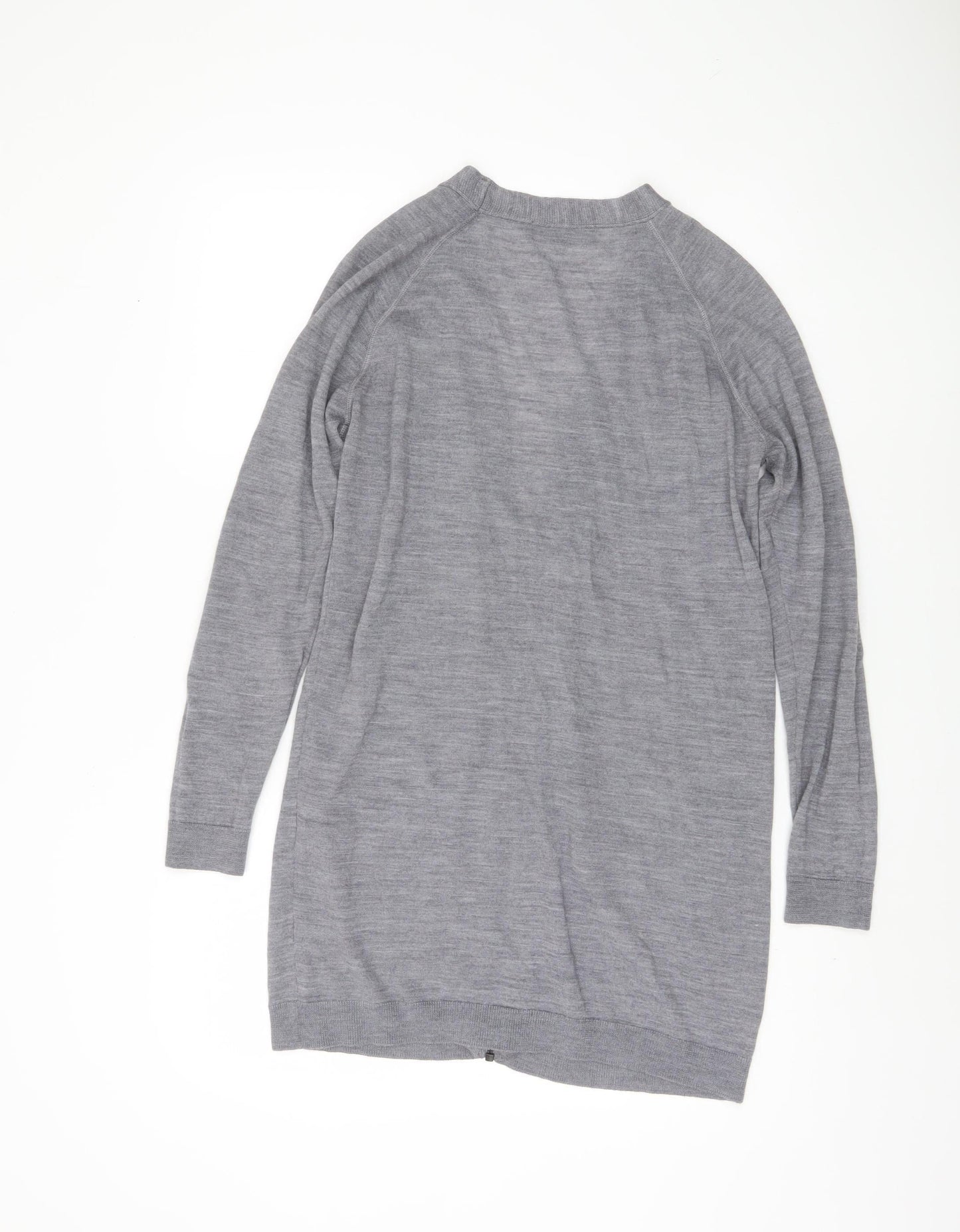 Womens UK Size 12 Marks and Spencer Grey Cardigan Jumper