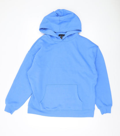 Mens UK Size M New Look Blue Pullover Hoodie