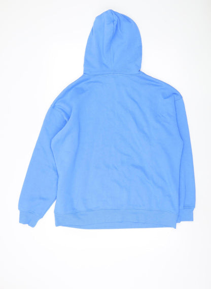 Mens UK Size M New Look Blue Pullover Hoodie