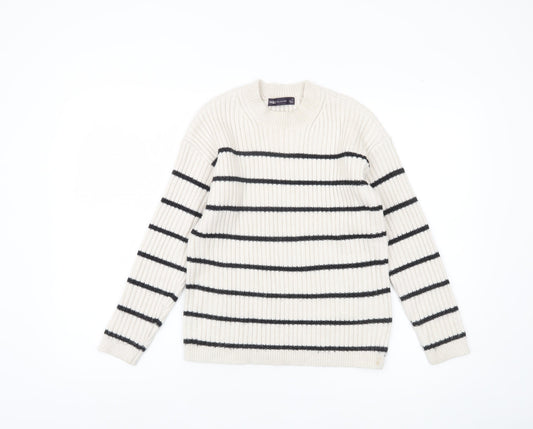 Womens UK Size S Marks and Spencer Ivory Pullover Jumper