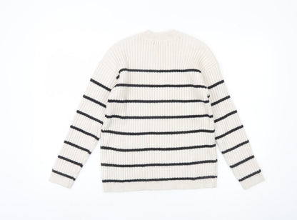 Womens UK Size S Marks and Spencer Ivory Pullover Jumper