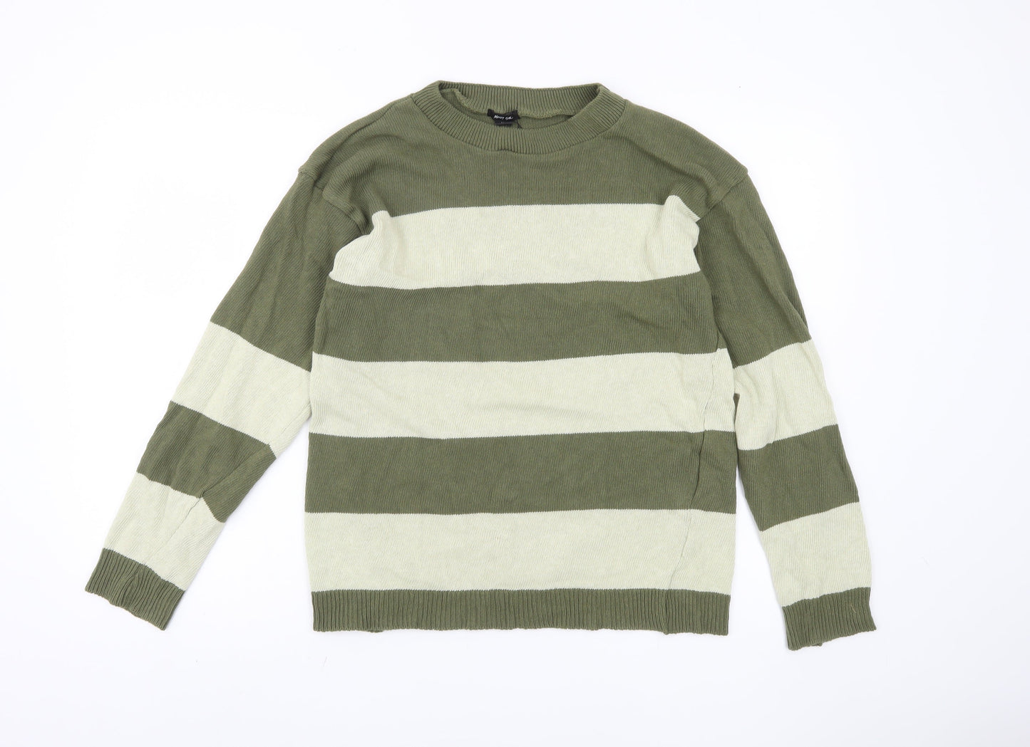 Womens UK Size M Nasty Gal Green Pullover Jumper