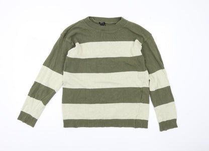Womens UK Size M Nasty Gal Green Pullover Jumper