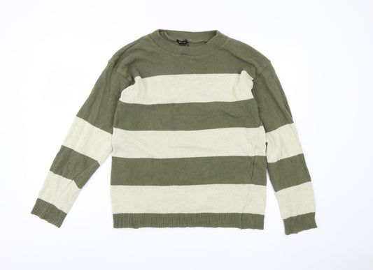 Womens UK Size M Nasty Gal Green Pullover Jumper