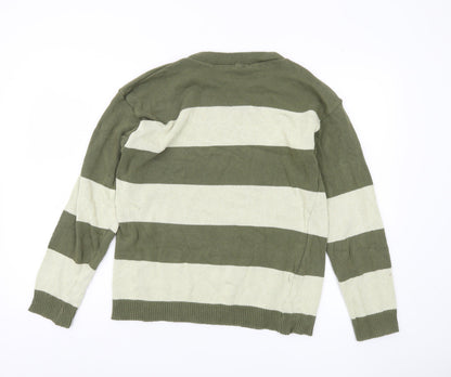 Womens UK Size M Nasty Gal Green Pullover Jumper