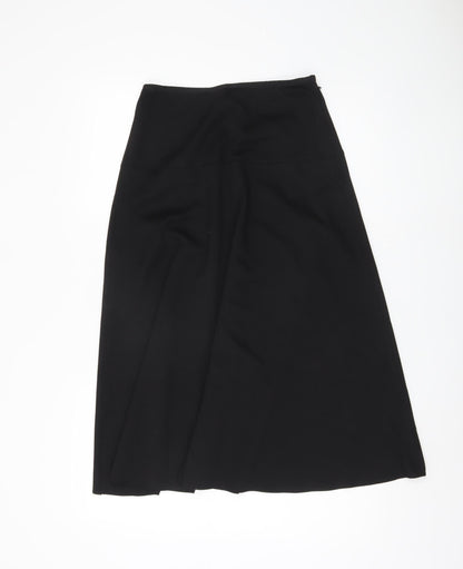 Gap Women's Black Midi Skirt XS Nylon Blend