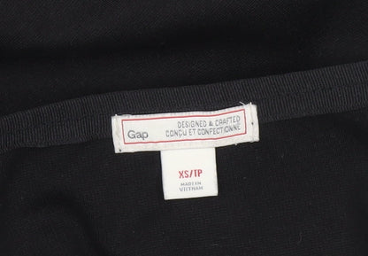 Gap Women's Black Midi Skirt XS Nylon Blend