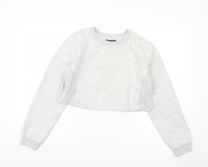 Womens UK Size 12 ASOS Grey Pullover Sweatshirt