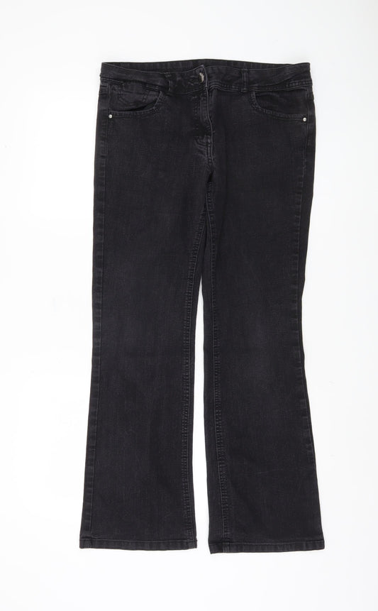 George Women's Black Bootcut Jeans Size 14