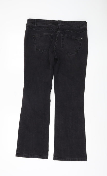 George Women's Black Bootcut Jeans Size 14