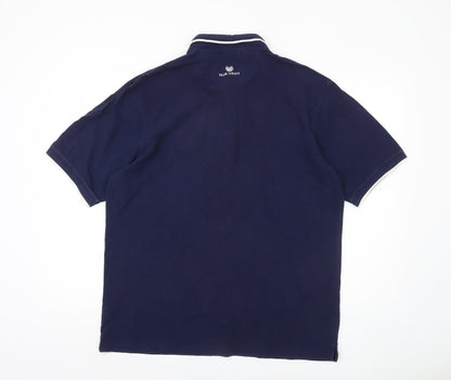 Palm Grove Men's Blue Polo, XL, Golf Casual Wear
