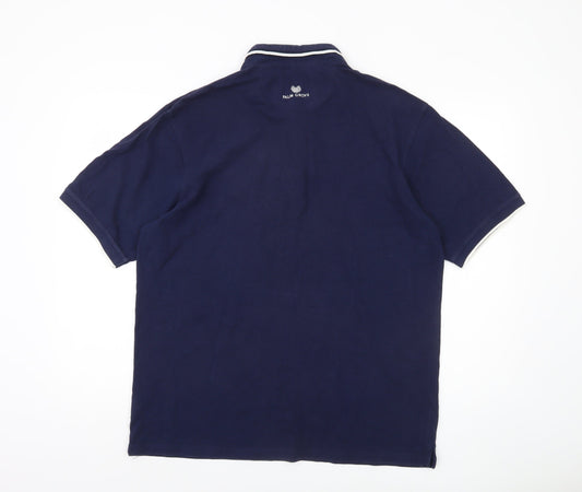 Palm Grove Men's Blue Polo, XL, Golf Casual Wear