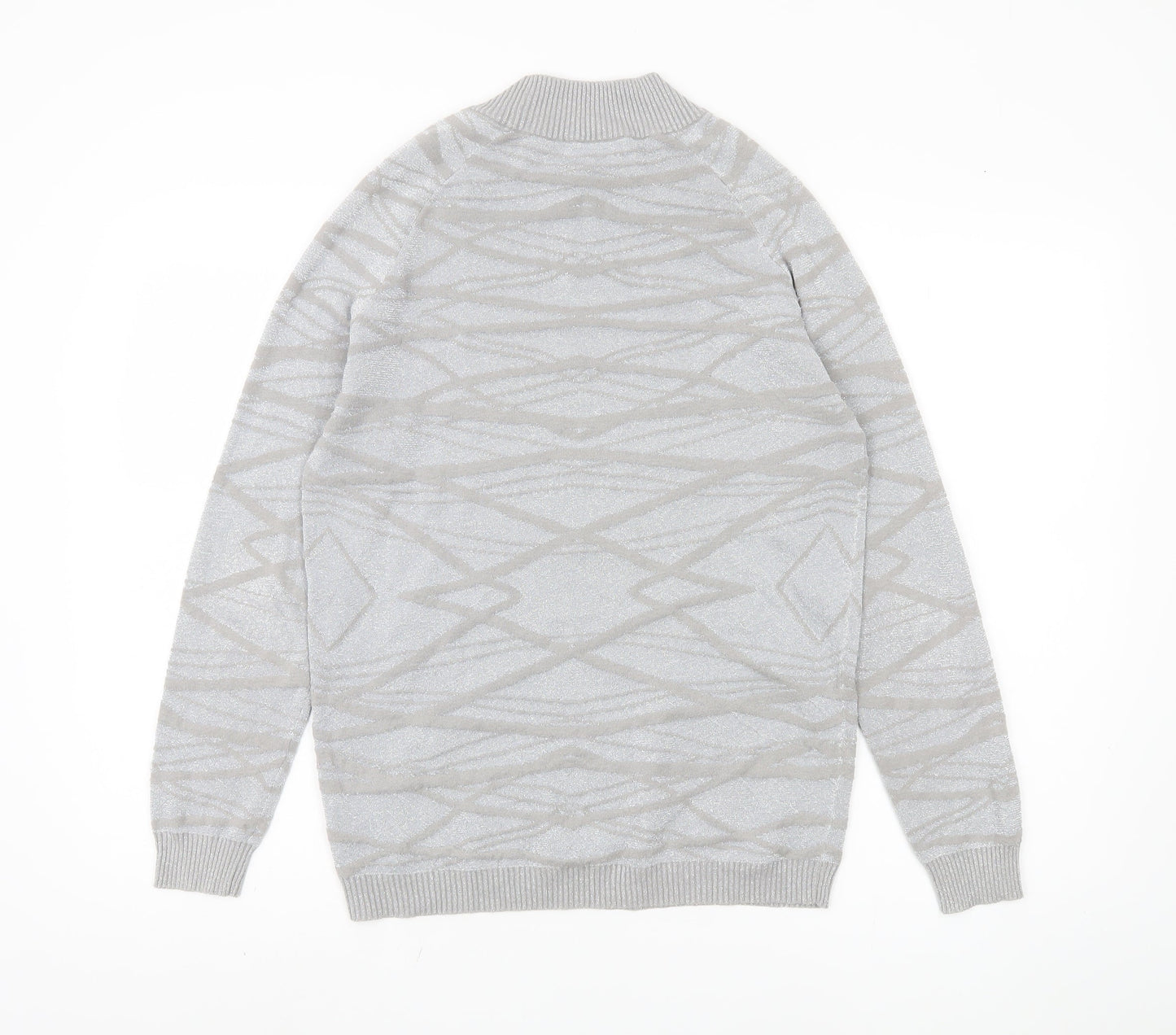 Maison de Nimis Women's Silver Pullover Jumper - Size 10