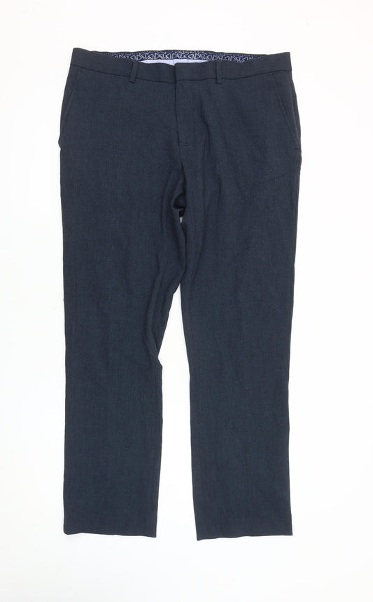 Swear & Mason Men's Blue Dress Pants 36R