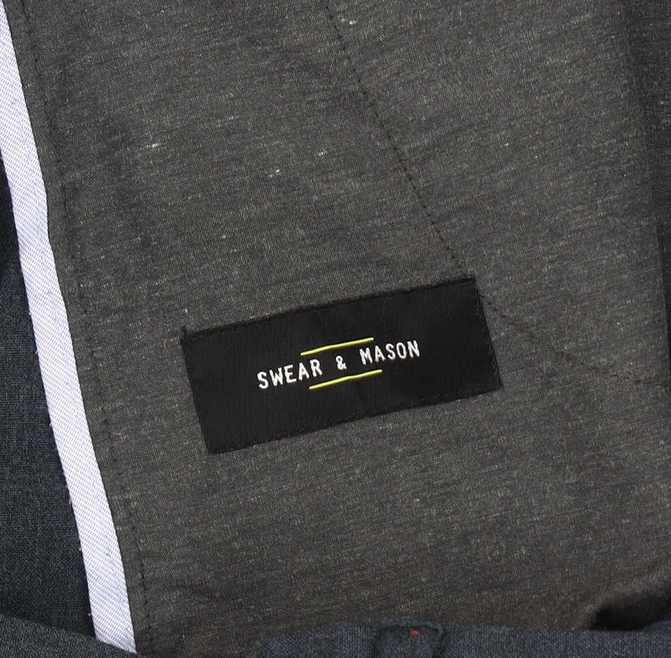 Swear & Mason Men's Blue Dress Pants 36R