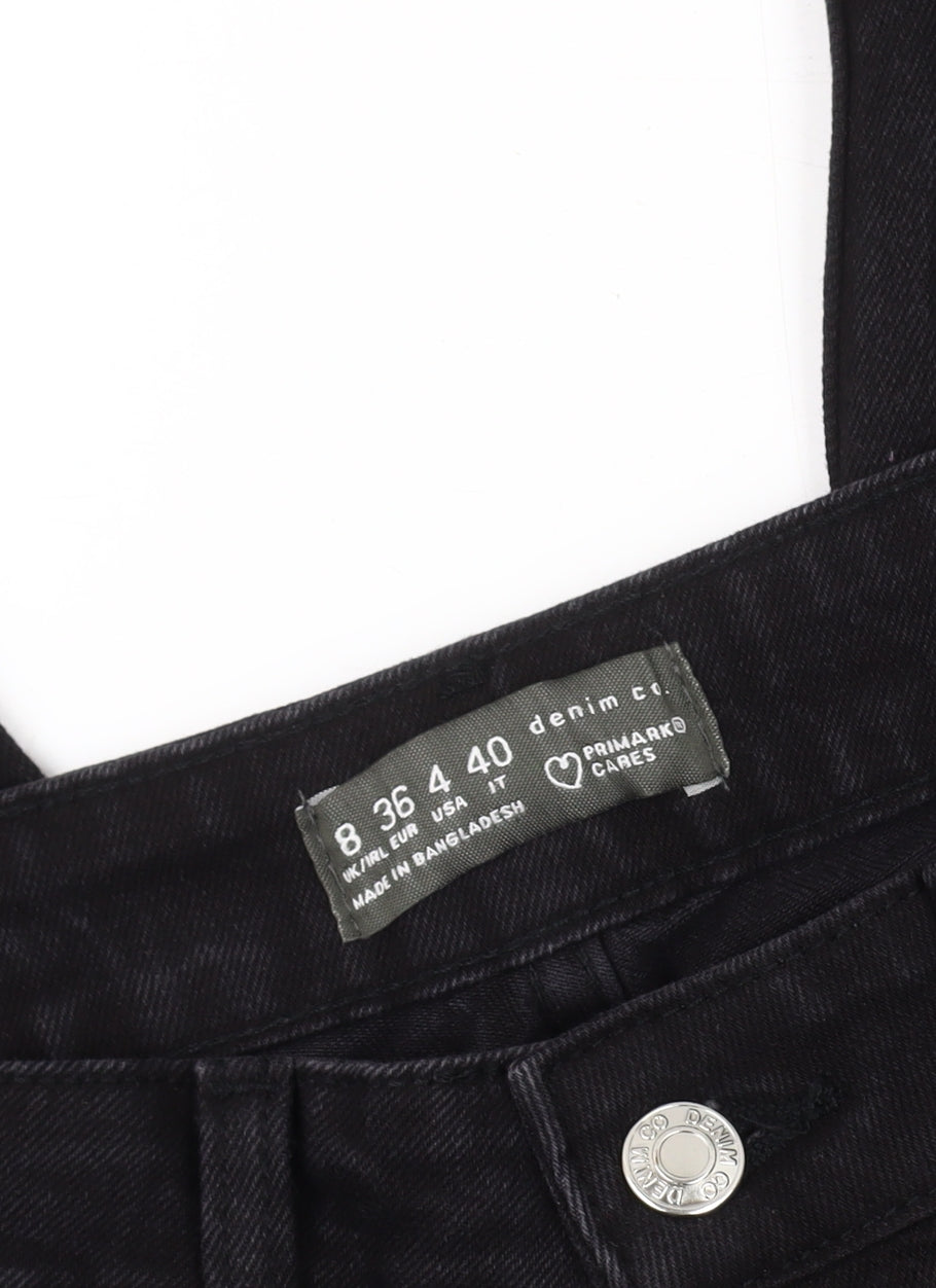 Primark Women's Black Straight Jeans Size 8