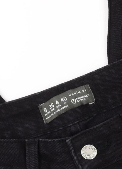 Primark Women's Black Straight Jeans Size 8