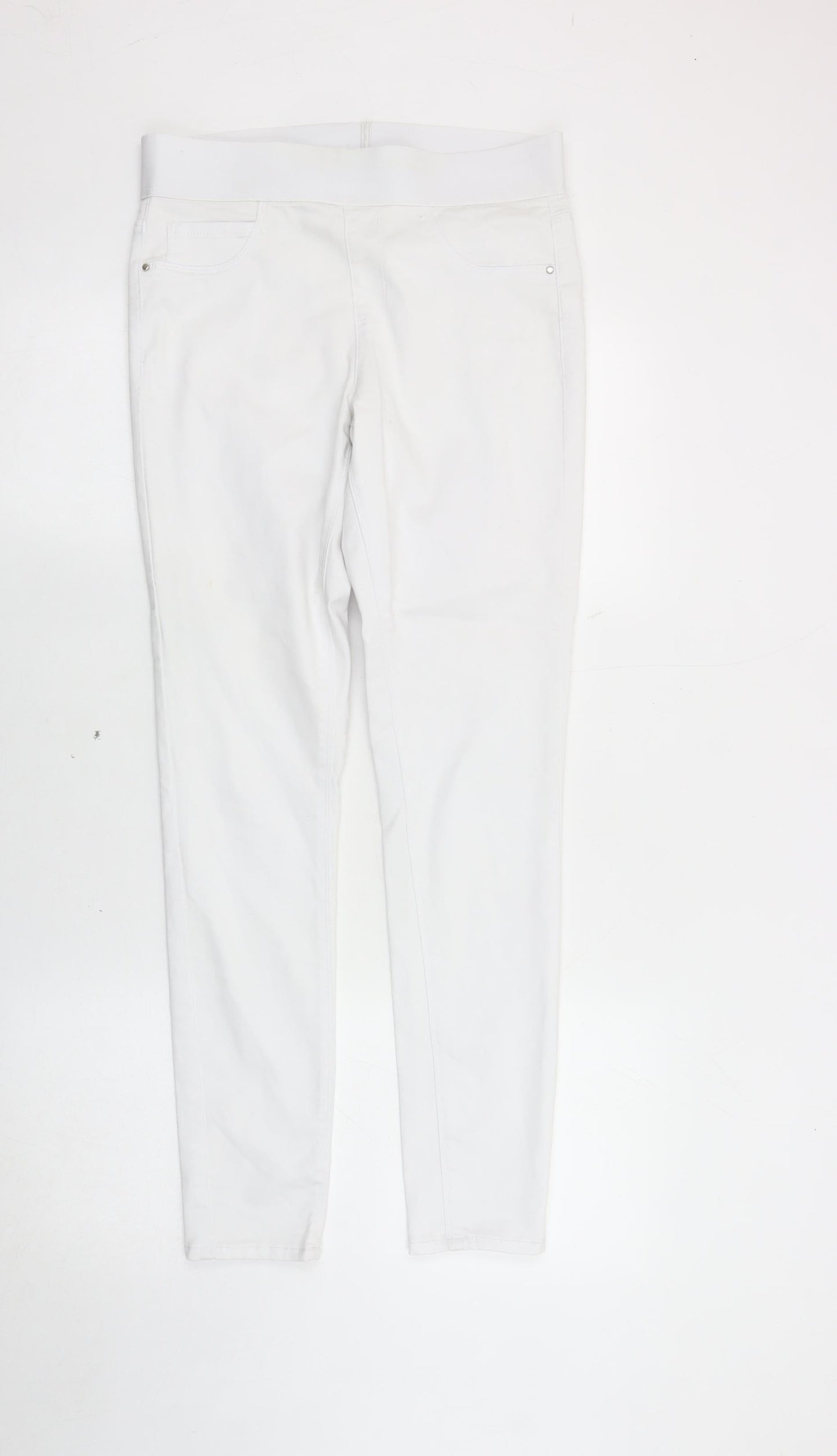 George Women's White Skinny Jeans Size 10