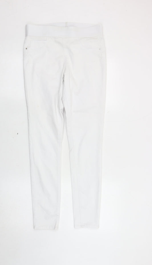 George Women's White Skinny Jeans Size 10