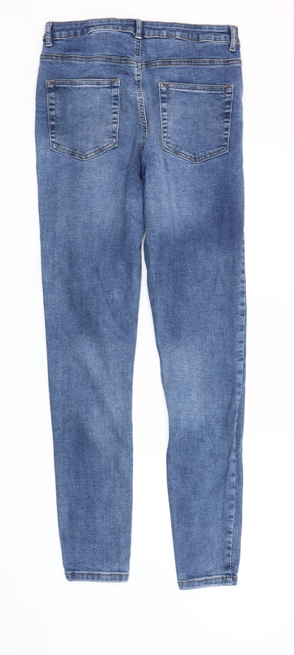 Primark Women's Blue Regular Fit Skinny Jeans Size 14