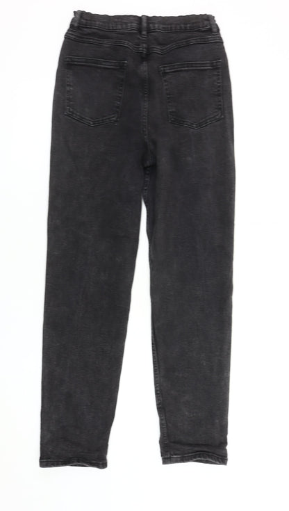 George Girls Black Straight Jeans 13-14 Years Ripped Casual
