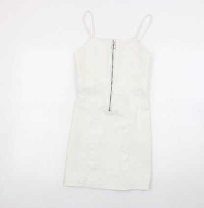 New Look Denim White Girls Pencil Dress 11 Years