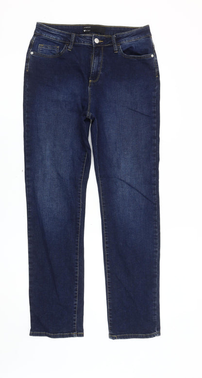 Very Women's Blue Straight Jeans Size 29