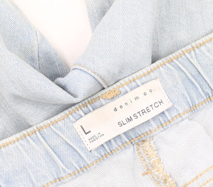 denim co. Men's Blue Slim Cargo Shorts L