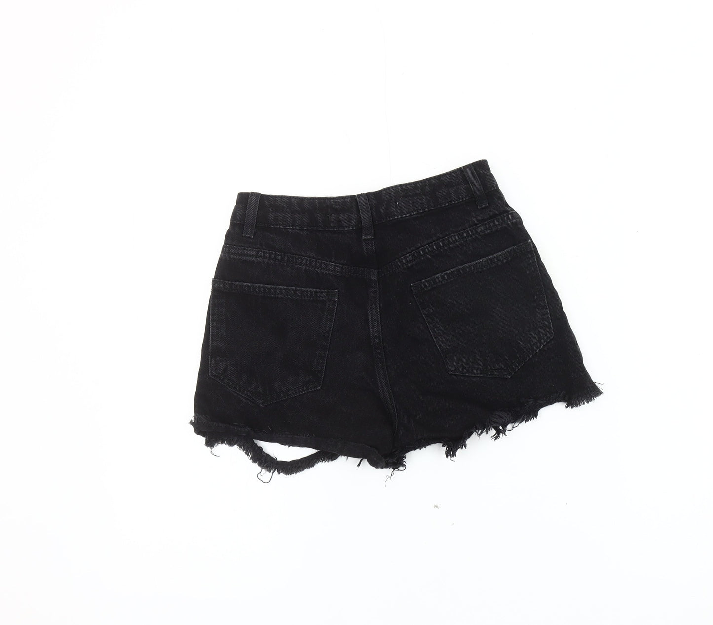 Denim Co. Women's Black Cut-Off Shorts, Size 4
