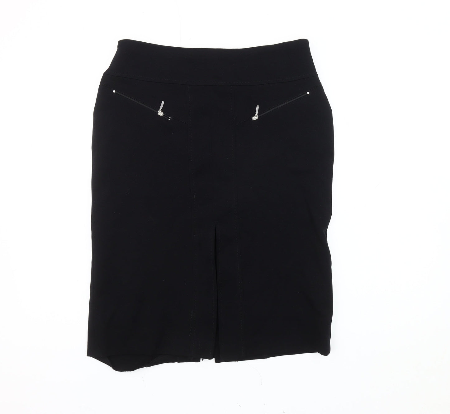 Marie Méro Women's Black Pencil Skirt, Size 14