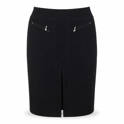 Marie Méro Women's Black Pencil Skirt, Size 14