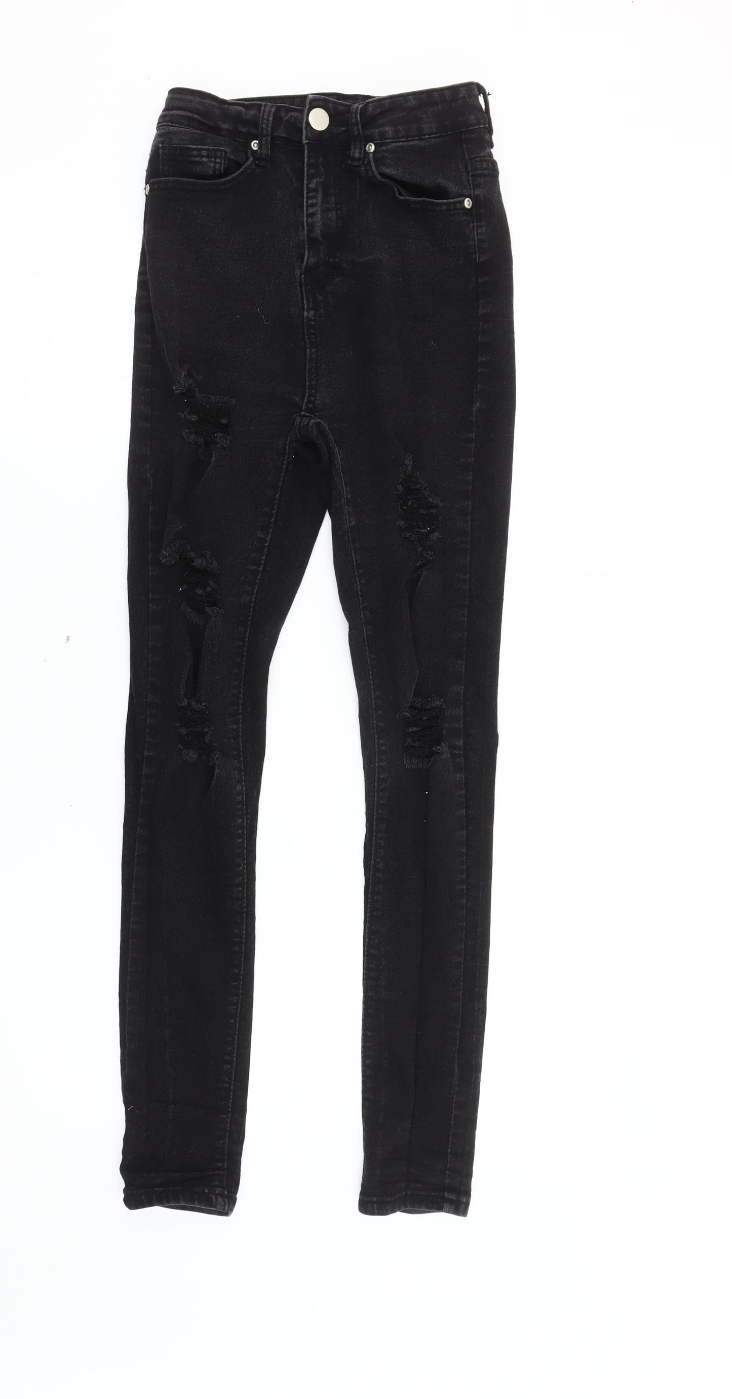 Boohoo Women's Black Skinny Jeans Size 6