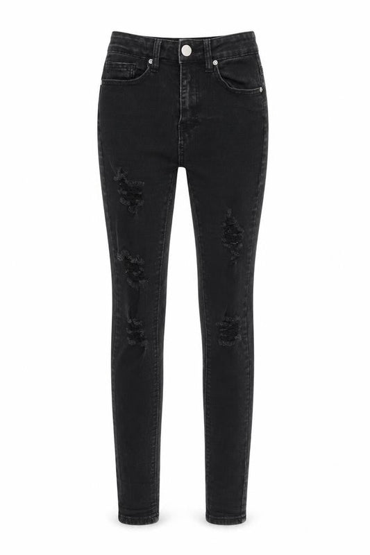 Womens UK Size 6 Boohoo Slim Fit Skinny Black Jeans