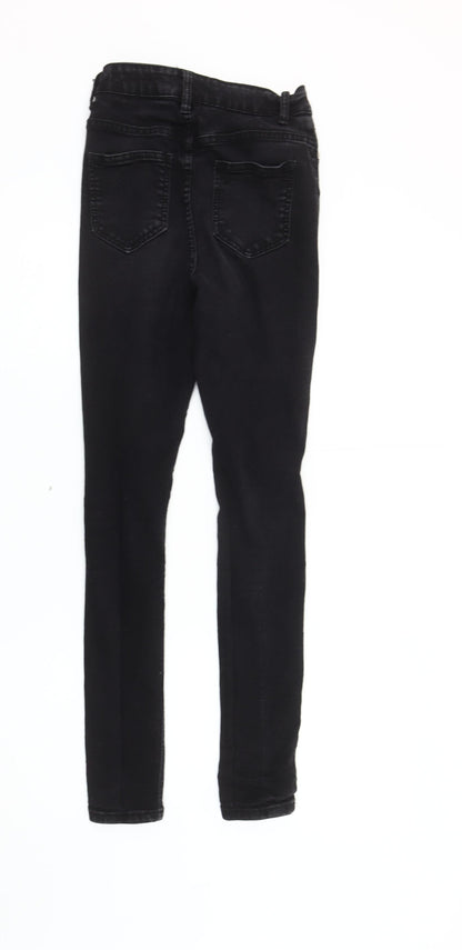 Boohoo Women's Black Skinny Jeans Size 6