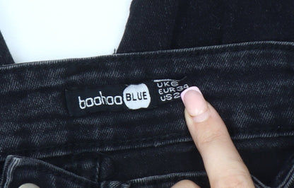 Boohoo Women's Black Skinny Jeans Size 6
