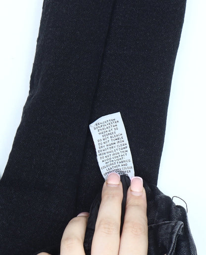 Boohoo Women's Black Skinny Jeans Size 6