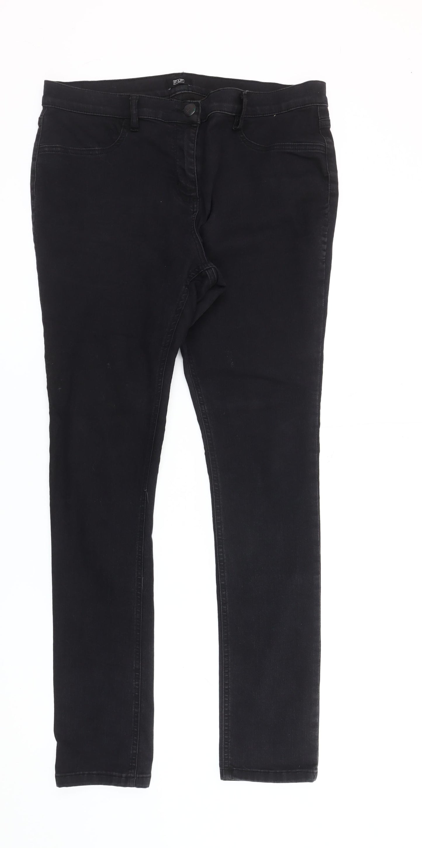 F&F Men's Black Skinny Jeans L