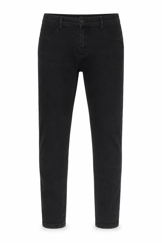 Mens UK Size L F&F Regular Fit Skinny Black Jeans