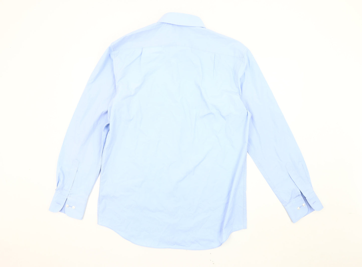 Marks and Spencer Men's Blue Regular Fit Shirt